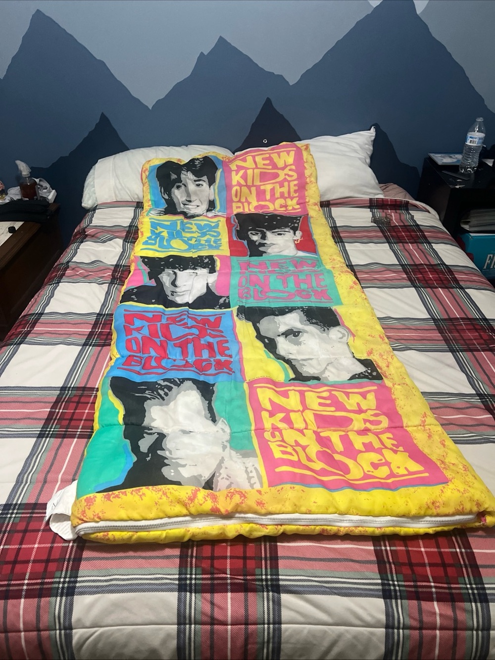 Yellow Multi-Color Novelty Sleeping Bag